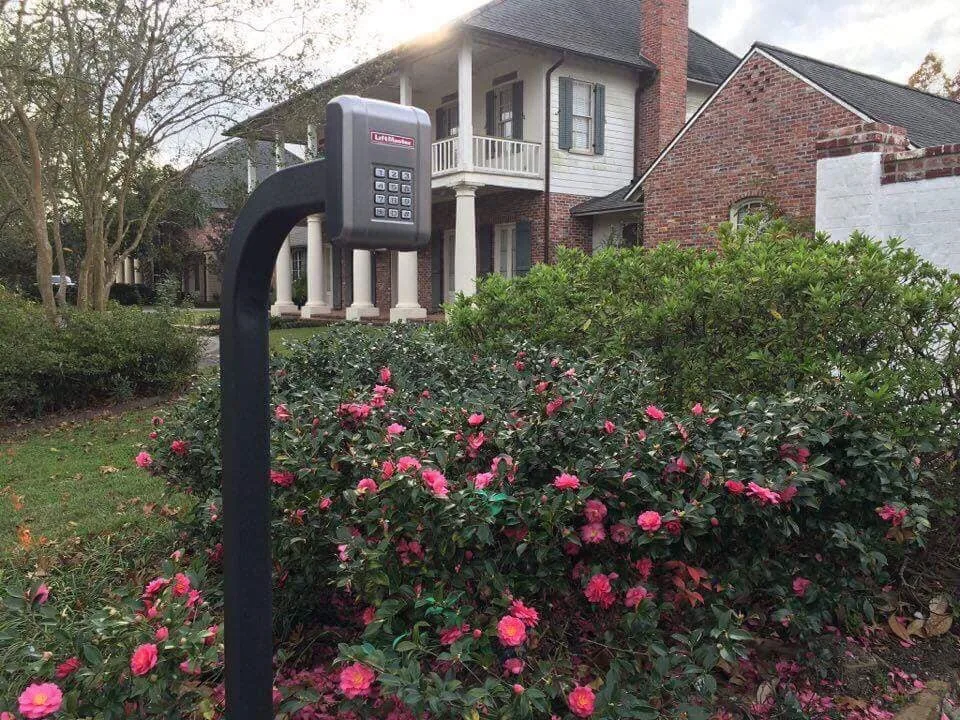 Residential gate keypad